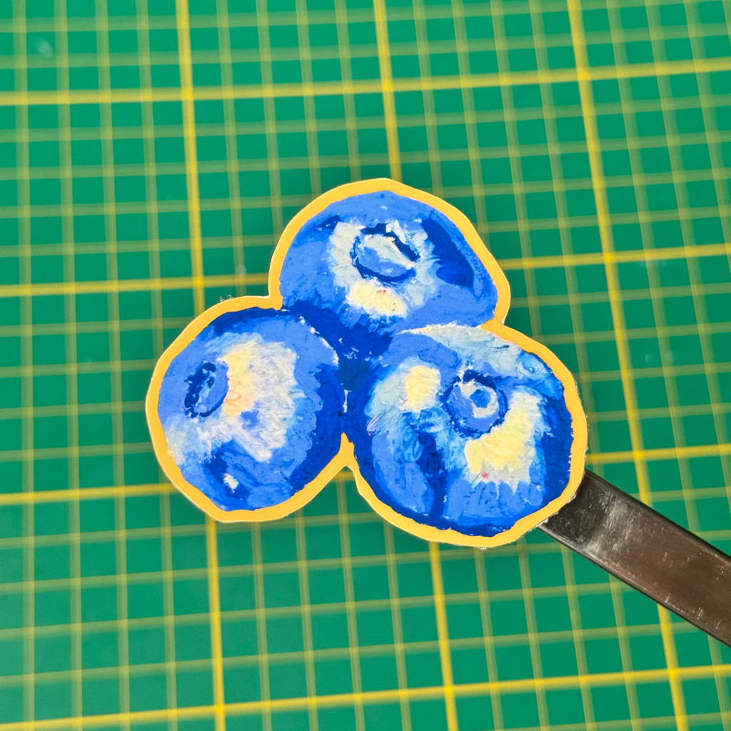 Blueberries Vinyl Sticker