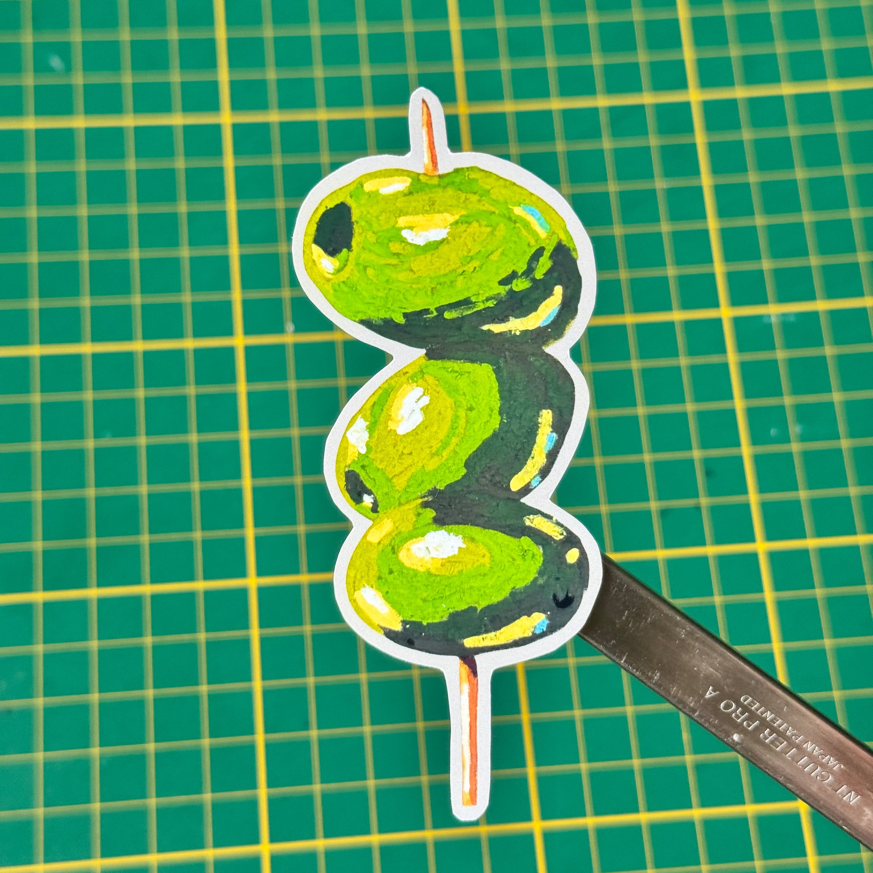 Martini Olives Vinyl Sticker